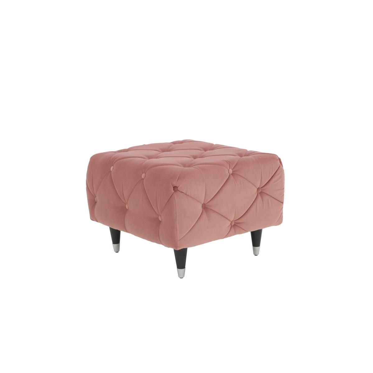 Cecilia Fabric Footstool - Pink – image 5