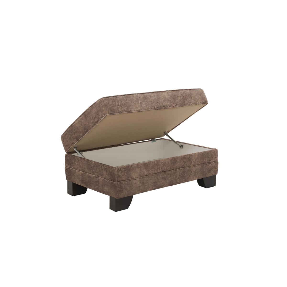 Ariana Fabric Storage Footstool - Sage – image 4