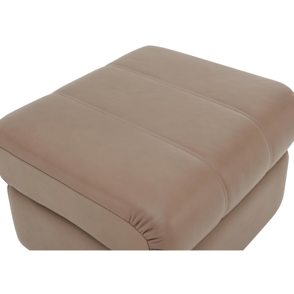 G Plan - Chloe Leather Footstool - Brown – image 4