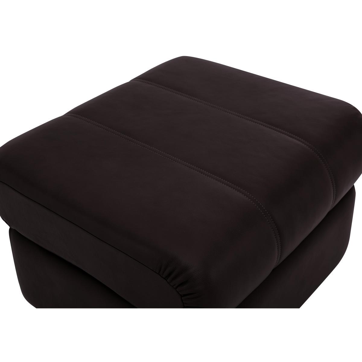 G Plan - Chloe Leather Footstool - Brown – image 5