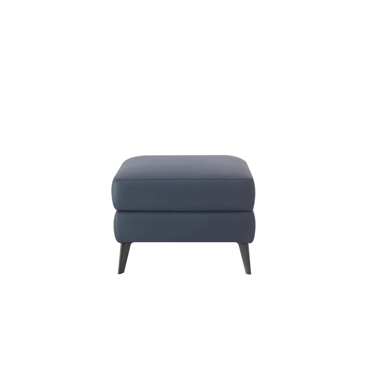 Domicil - Logan Leather Storage Footstool - NN Frost – image 4
