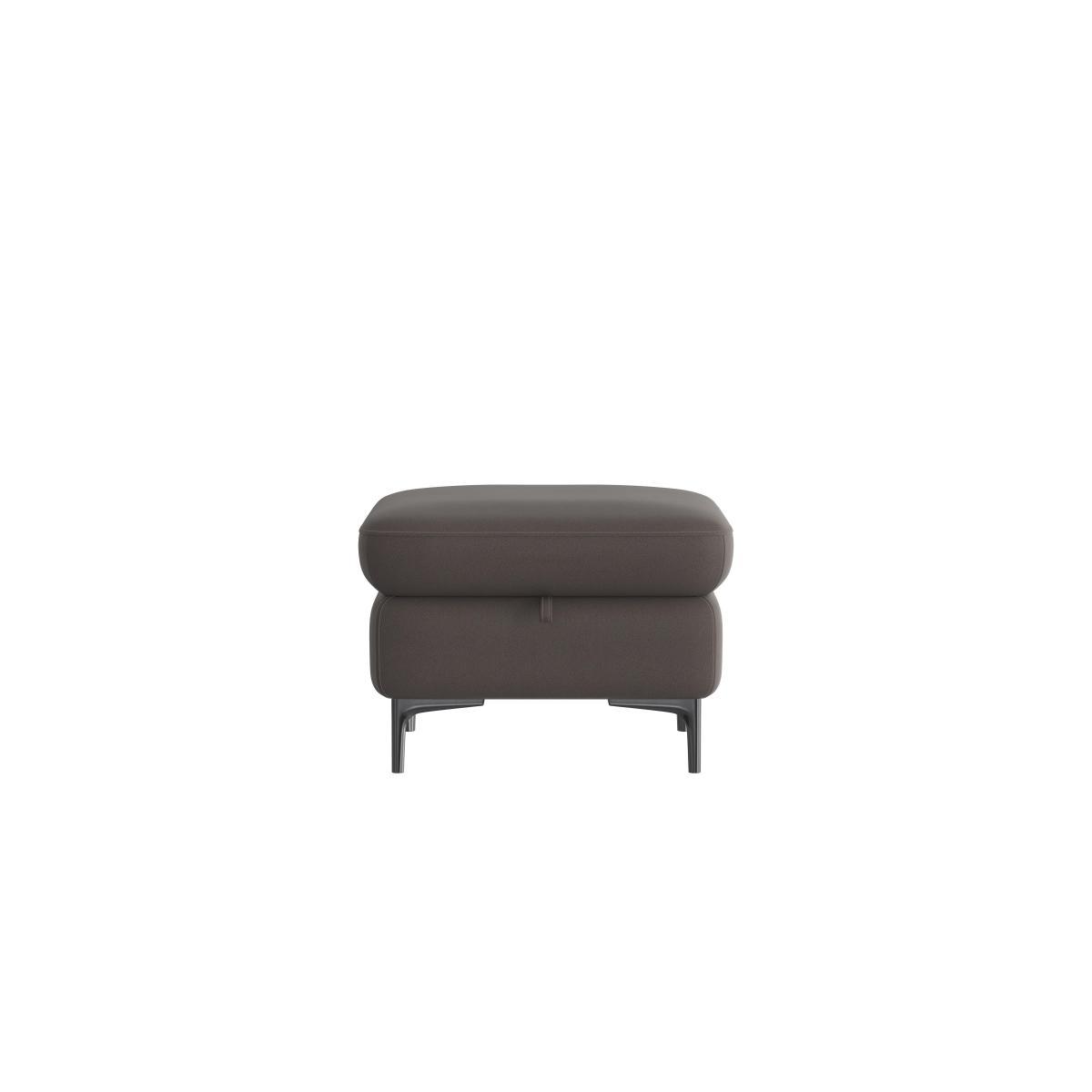 Galaxy Fabric Storage Footstool - Grey- World of Leather – image 2