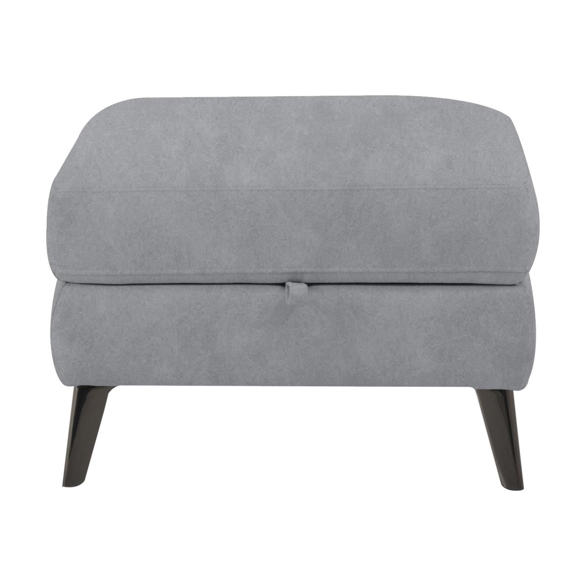 Axel Fabric Storage Footstool - Bluish Grey – image 1
