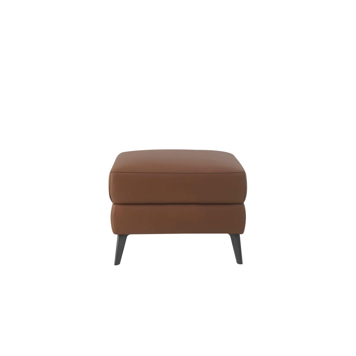 Domicil - Maddox Leather Storage Footstool - NN Frost – image 4