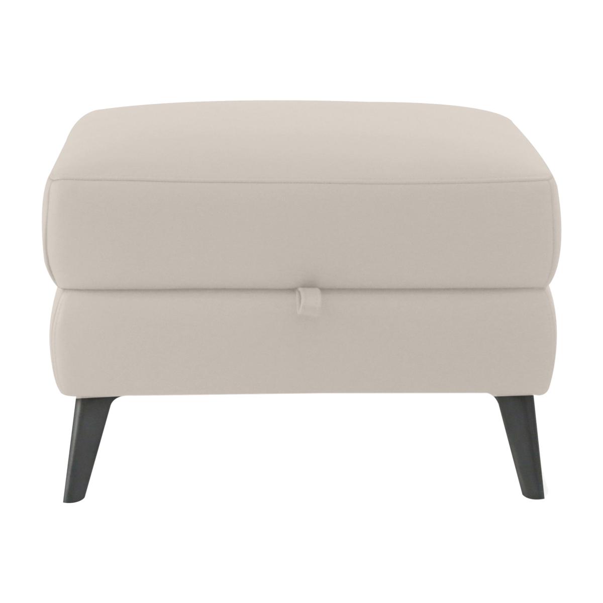 Domicil - Maddox Leather Storage Footstool - NN Frost – image 1