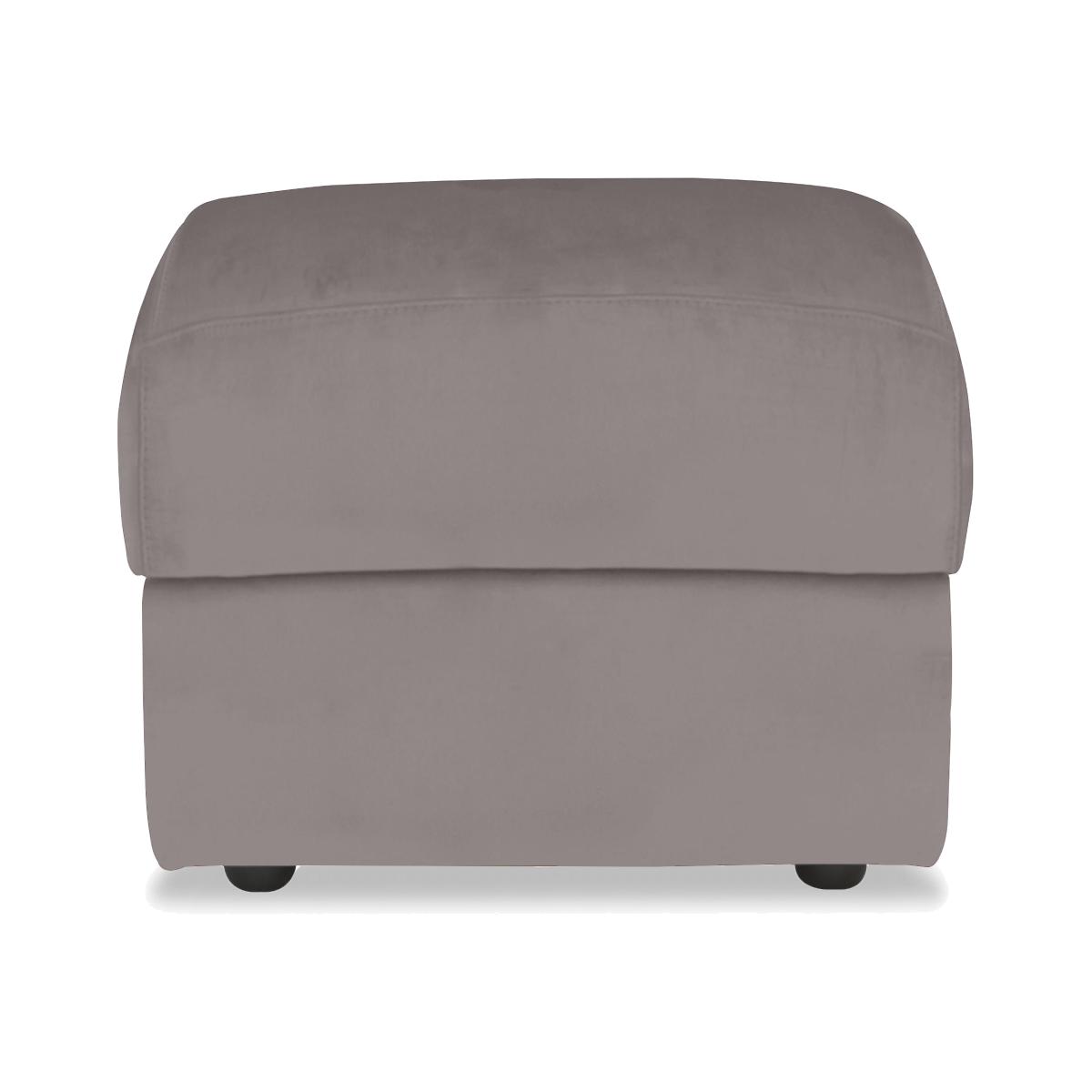Nicoletti Italia - Amalfi Fabric Storage Footstool - Selma Grigio