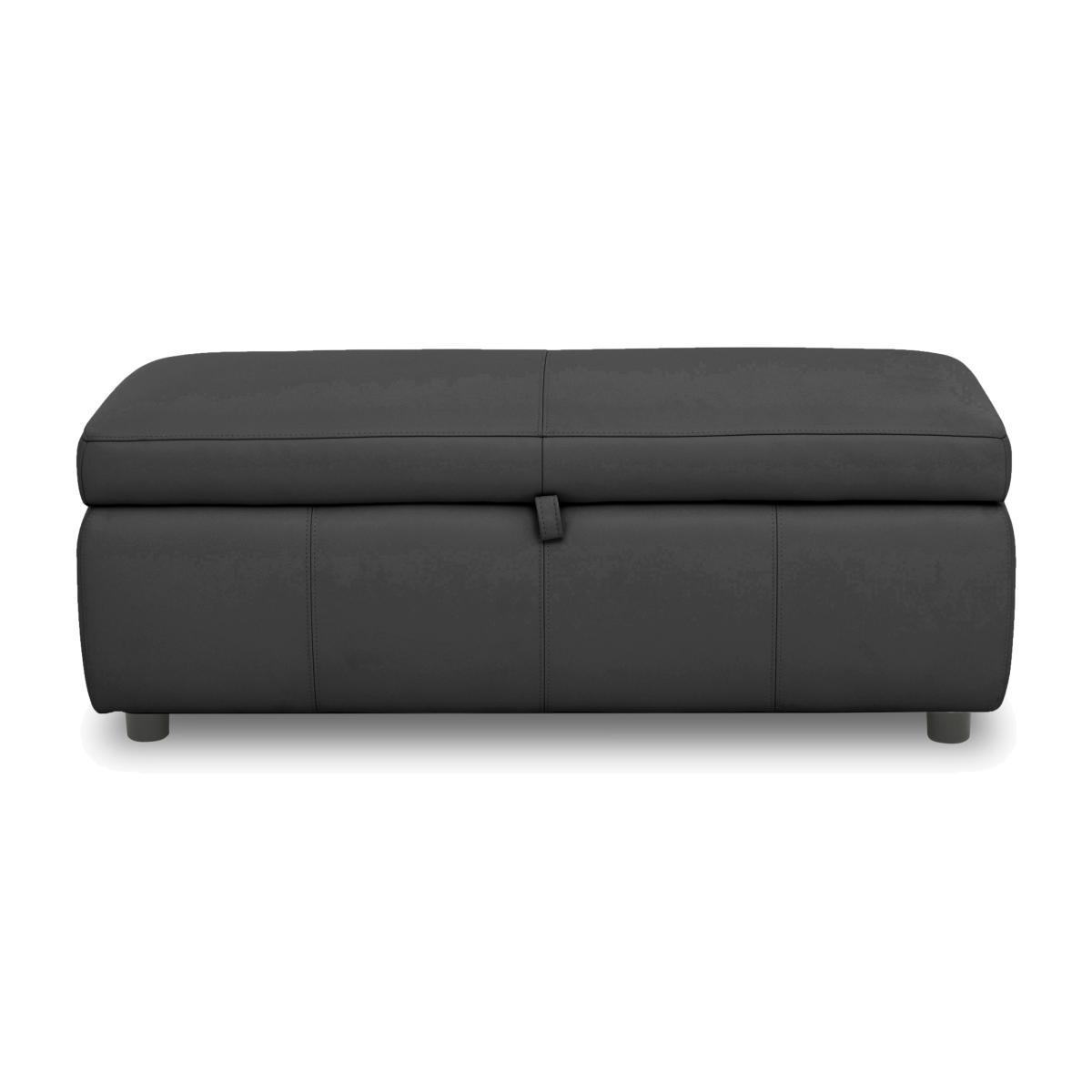 Stark 120cm NC Leather Blanket Box - Black