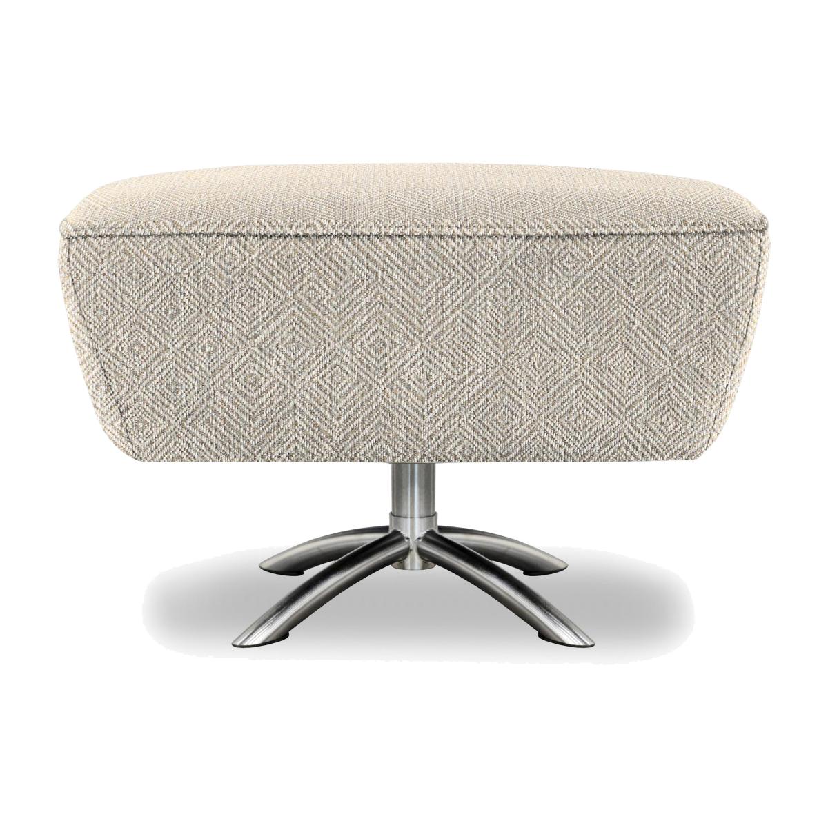 G Plan - Arlo Fabric Swivel Footstool - Nebular Pebble – image 1
