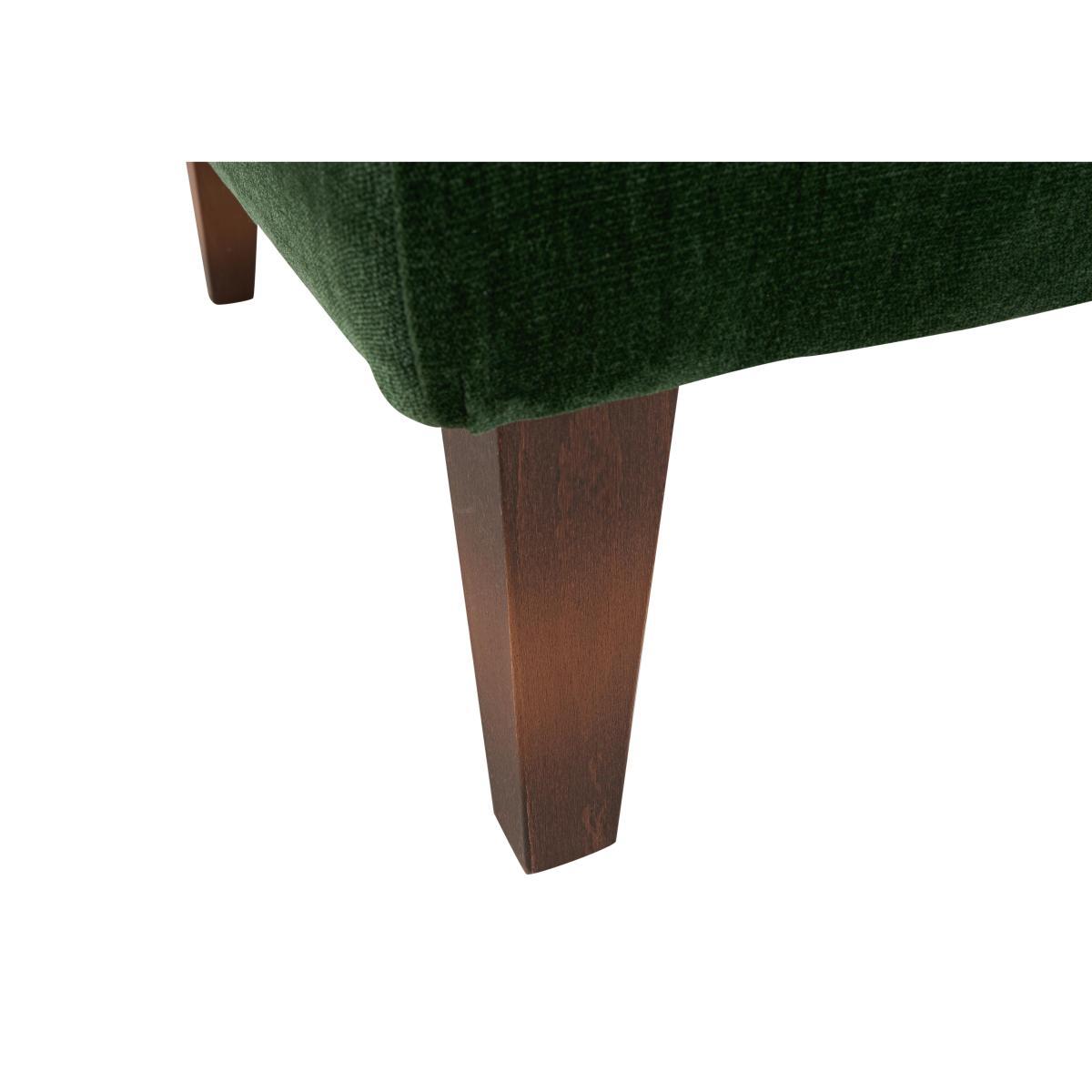Boutique Palace Fabric Bench Stool - Grey – image 4