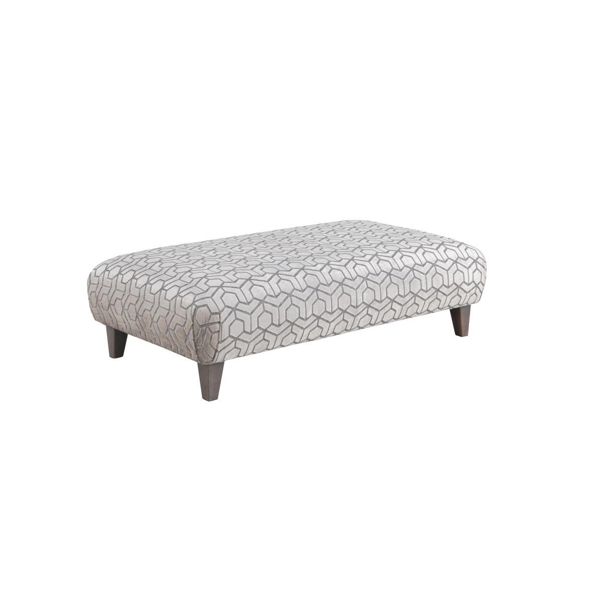 Boutique Splendour Fabric Bench Stool - Grey – image 5