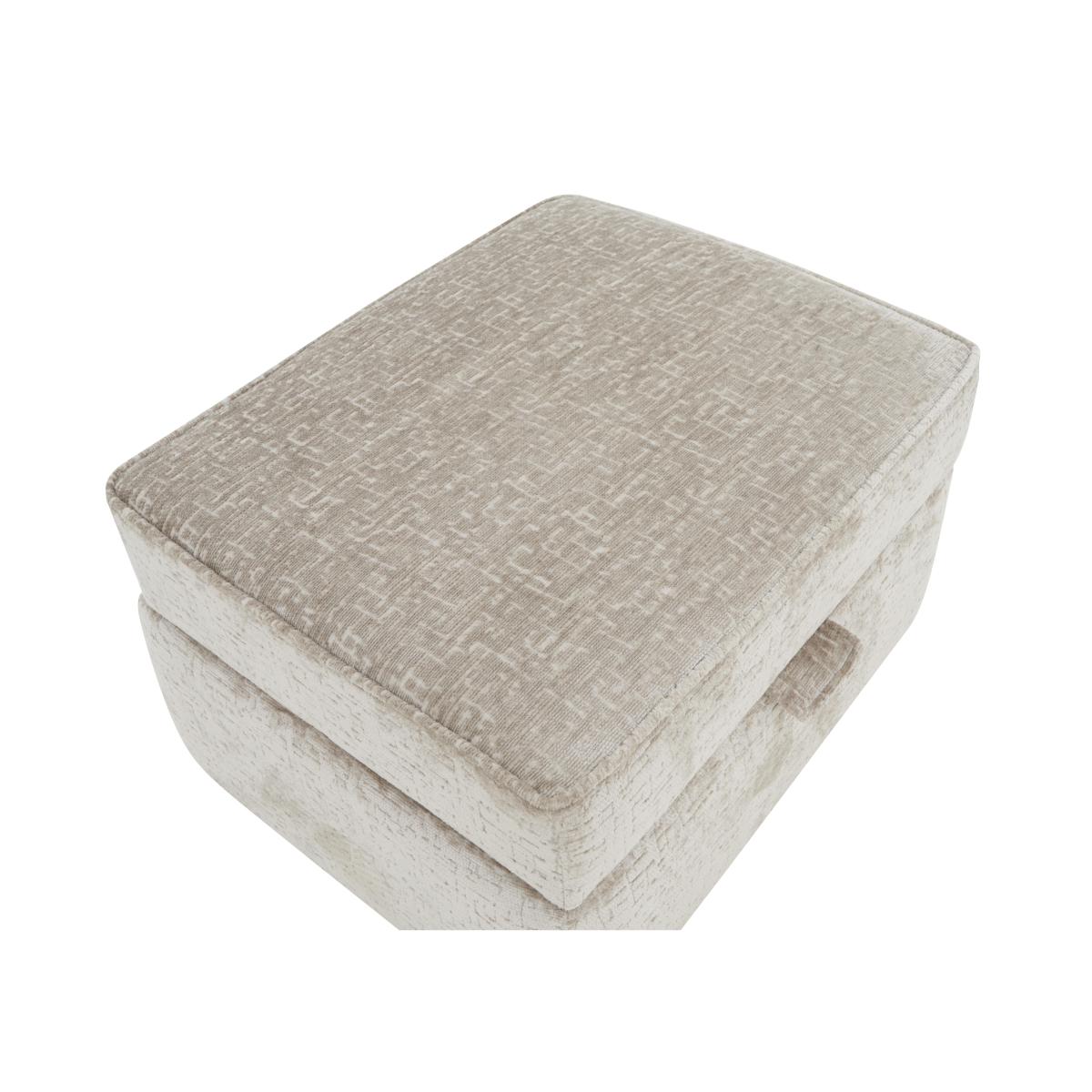 Sasha Small Storage Footstool - Natural – image 2