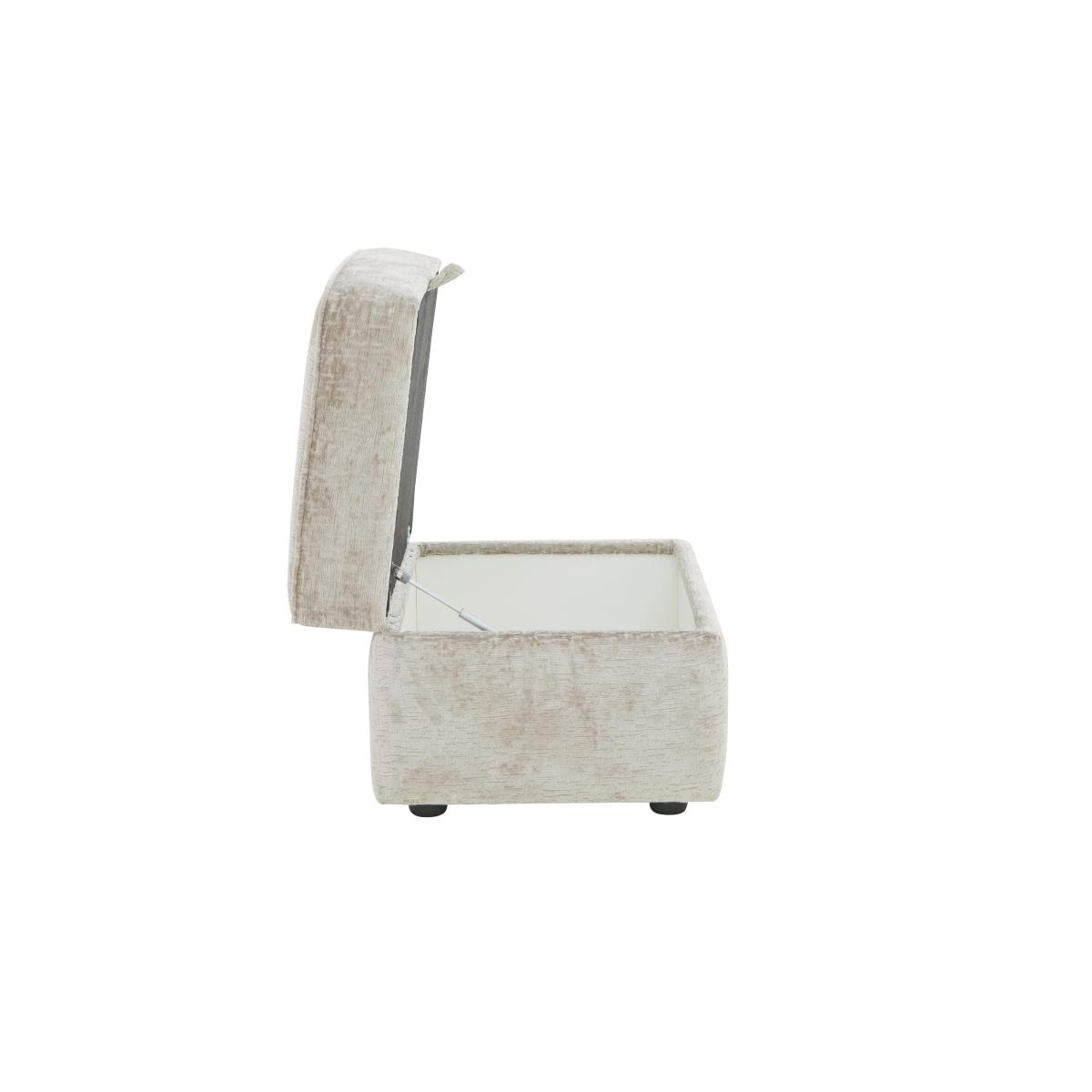Sasha Small Storage Footstool - Natural – image 7