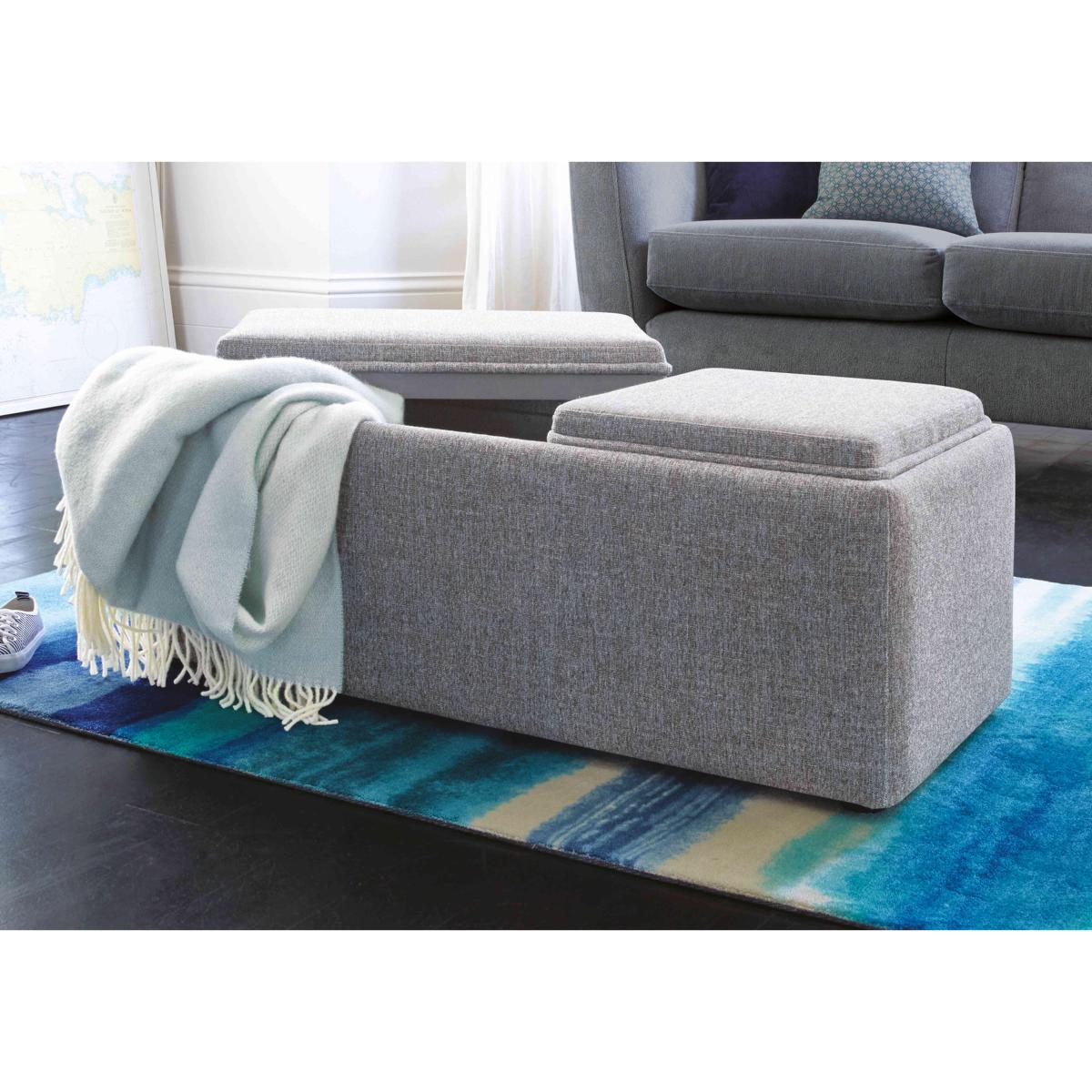 The Lounge Co. - Bronwyn Storage Bench Tray Stool - Pampas Grass – image 2