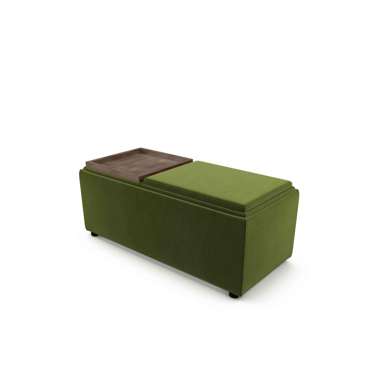 The Lounge Co. - Bronwyn Storage Bench Tray Stool - Pampas Grass – image 3