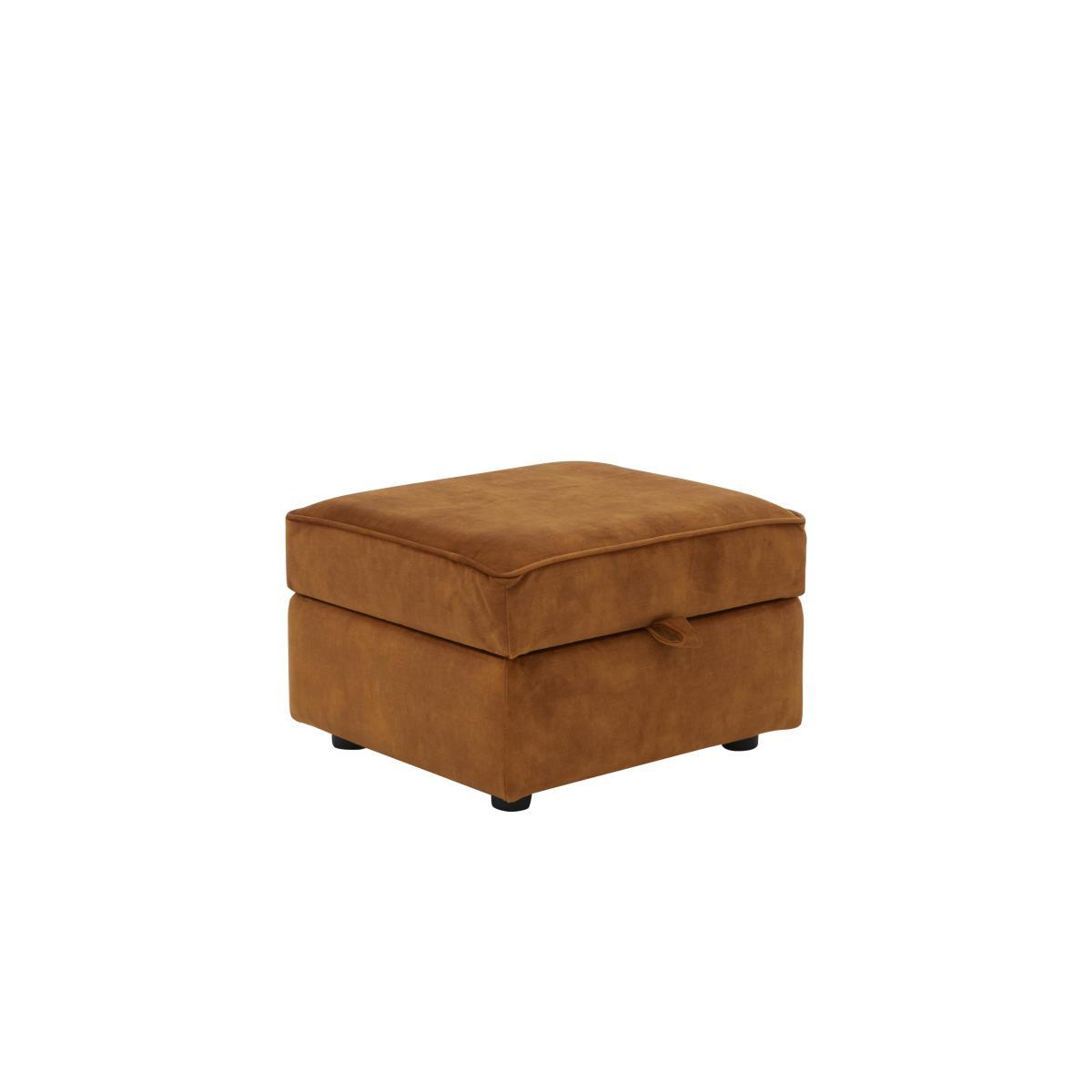 Nelly Fabric Storage Footstool - Teal – image 5