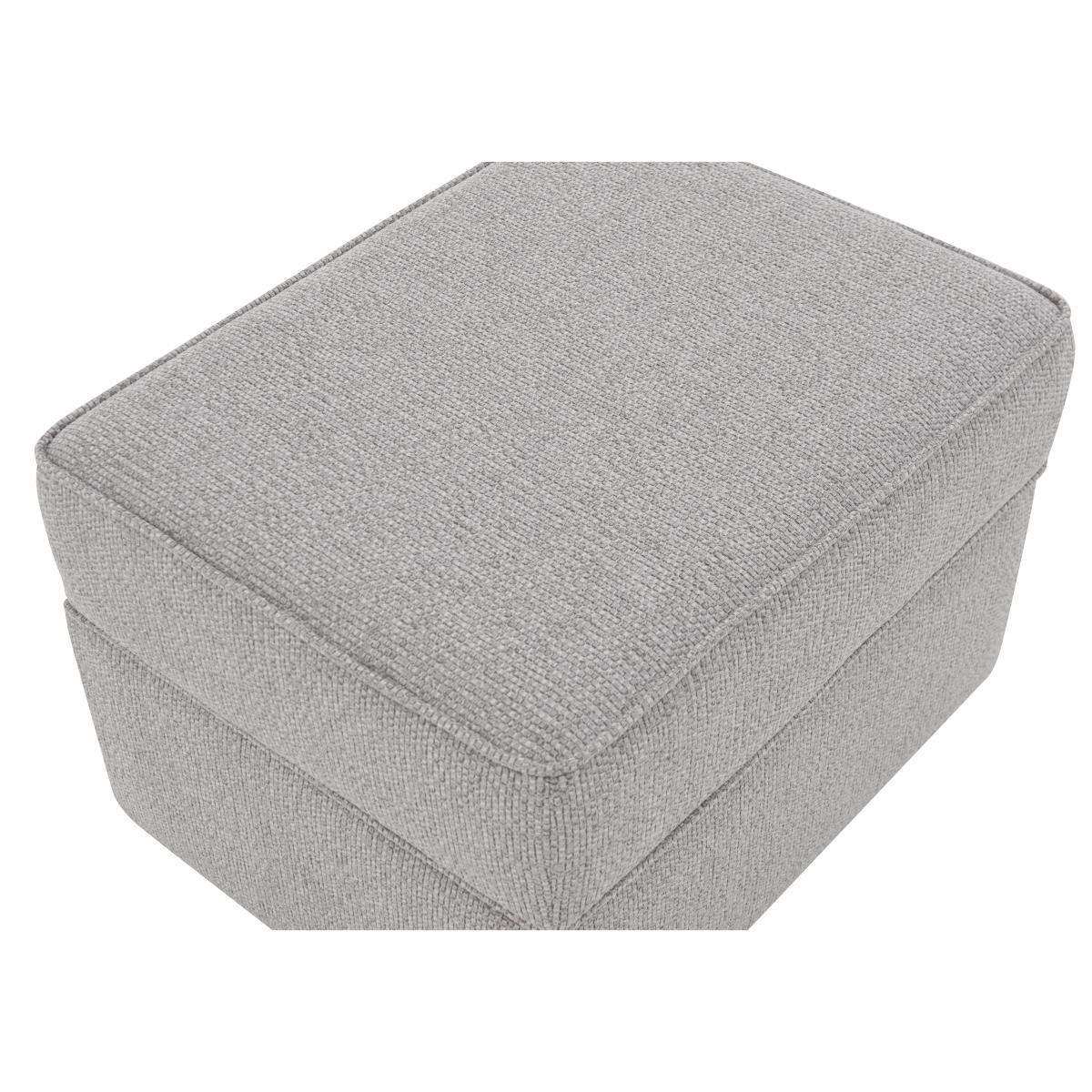 Comfi Fabric Storage Footstool - Grey – image 4