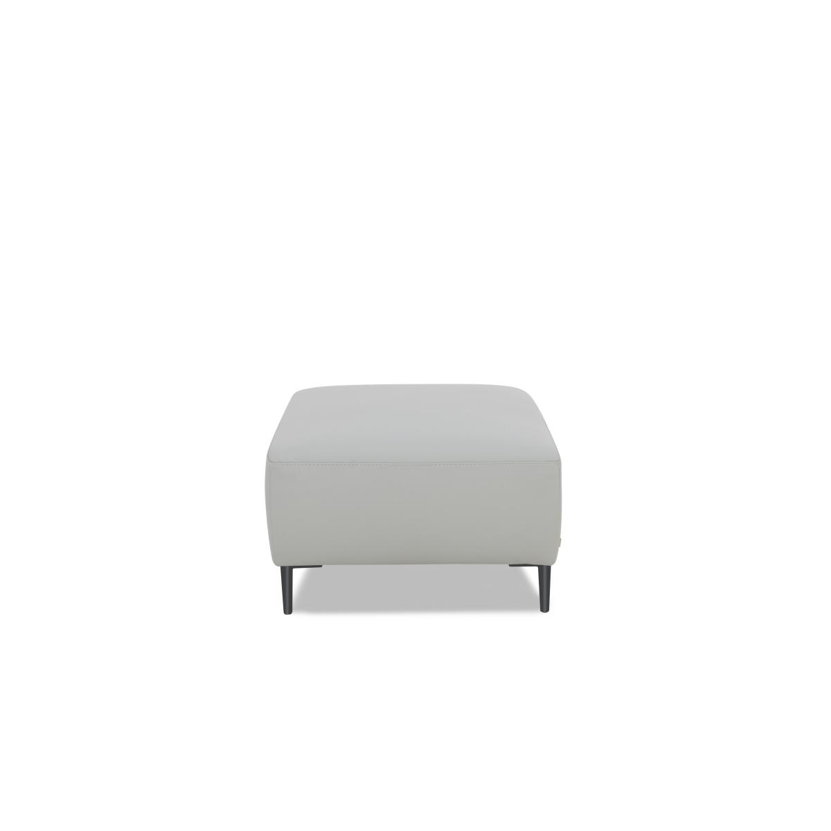 Nicoletti Italia - Milano Leather Footstool - Torello Taupe – image 4