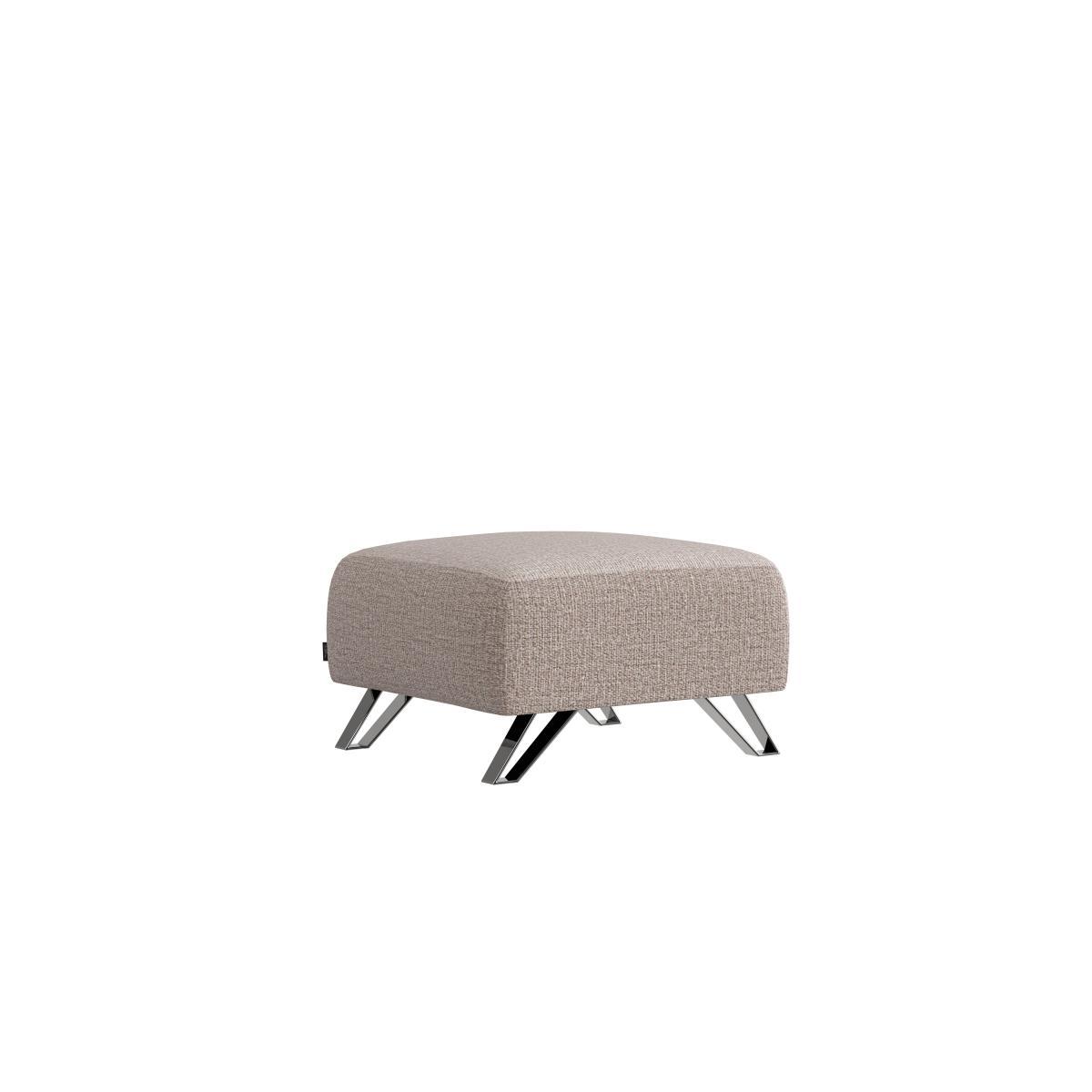 Nicoletti - Tesla Fabric Footstool - Beige – image 3