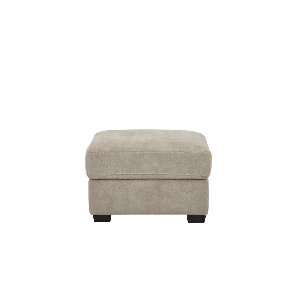 Cressida Fabric Storage Footstool - Grey – image 6