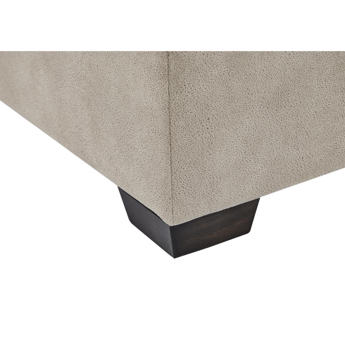 Cressida Fabric Storage Footstool - Grey – image 8