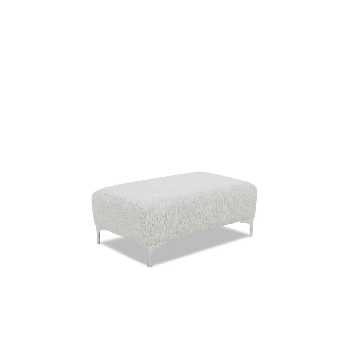 Pippa Fabric Standard Footstool - Slate – image 5