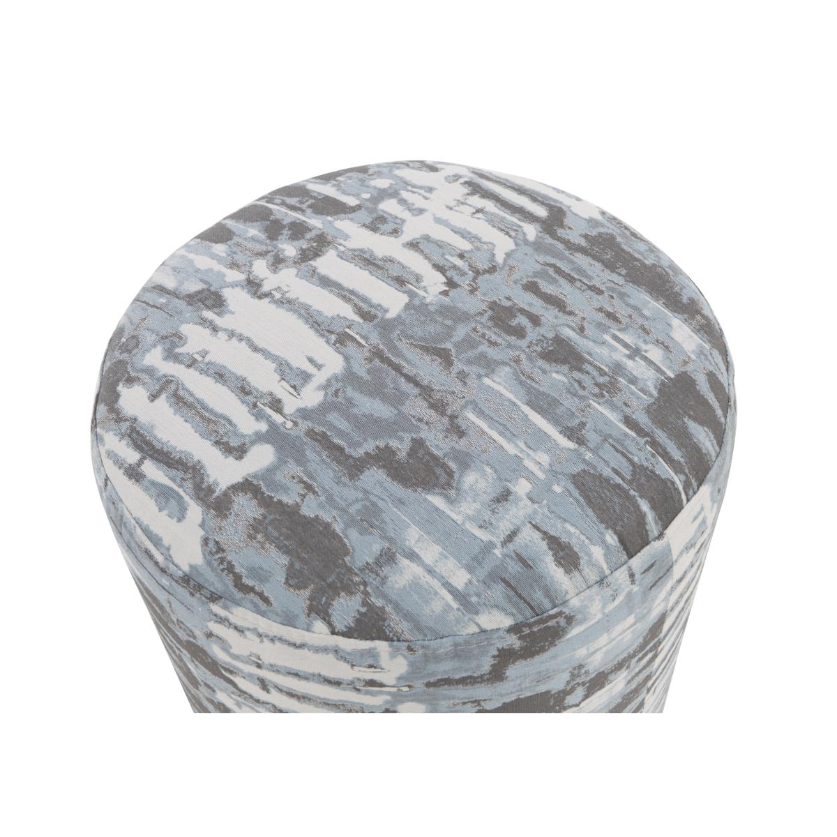 The Lounge Co. - Primrose Fabric Footstool - Grey – image 3