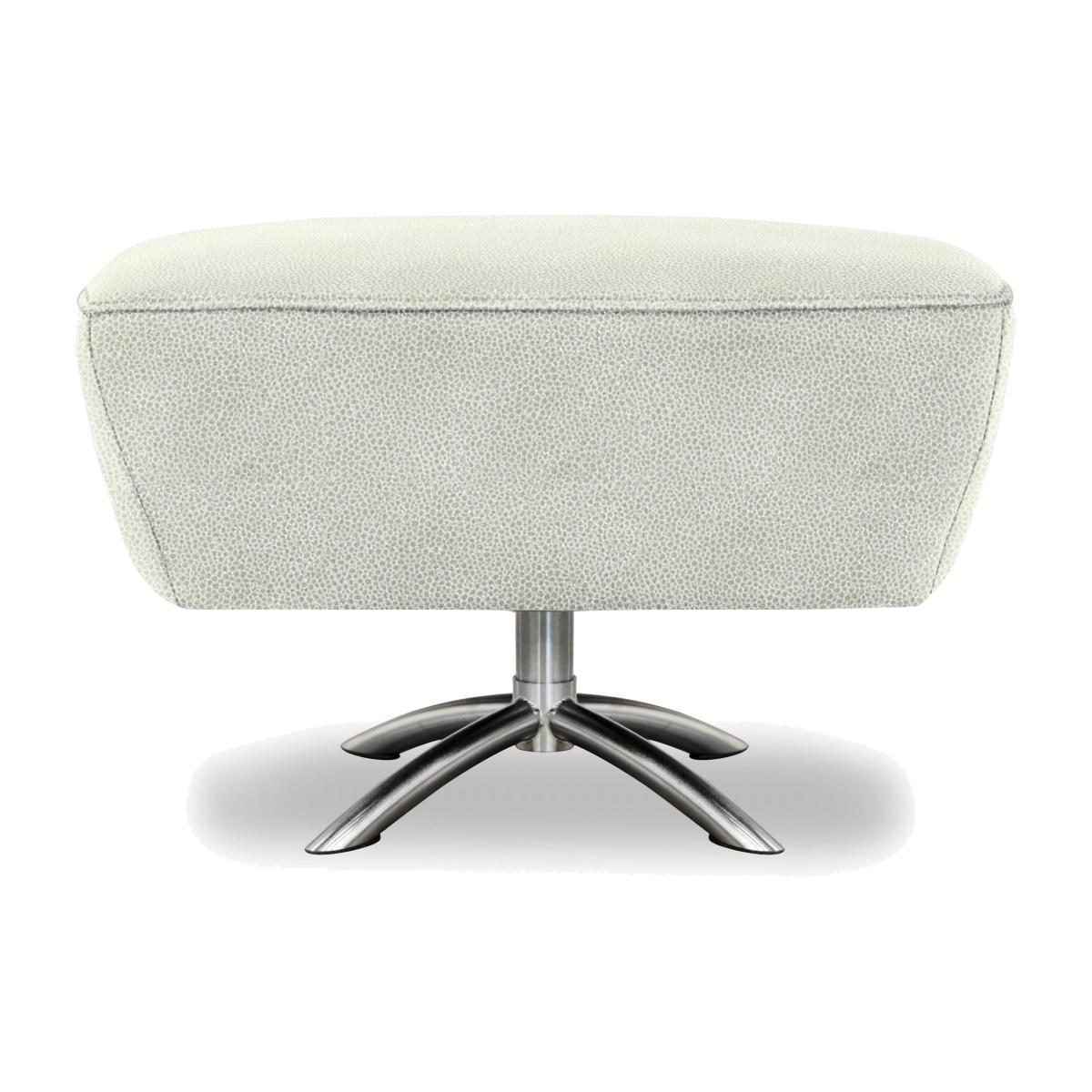 G Plan - Arlo Fabric Swivel Footstool - Platinum – image 1