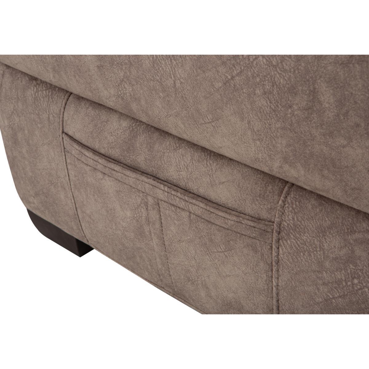 Chicago Fabric Storage Footstool- World of Leather – image 4