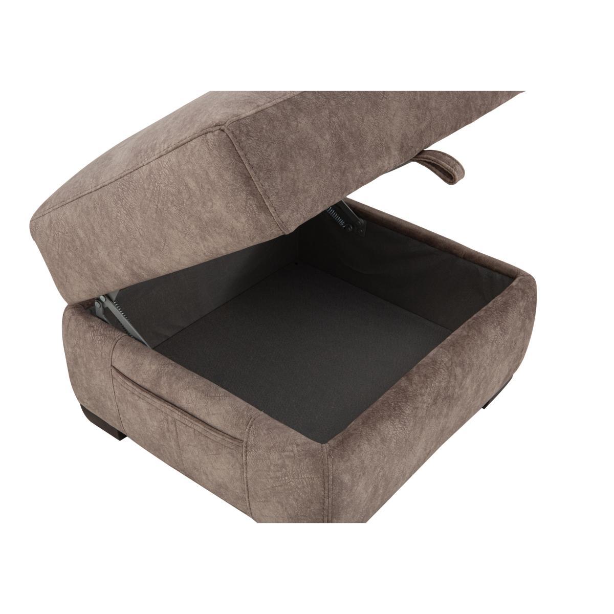Chicago Fabric Storage Footstool- World of Leather – image 6