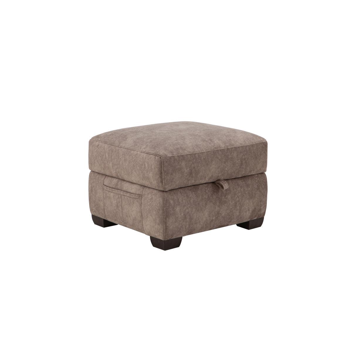 Chicago Fabric Storage Footstool- World of Leather – image 7