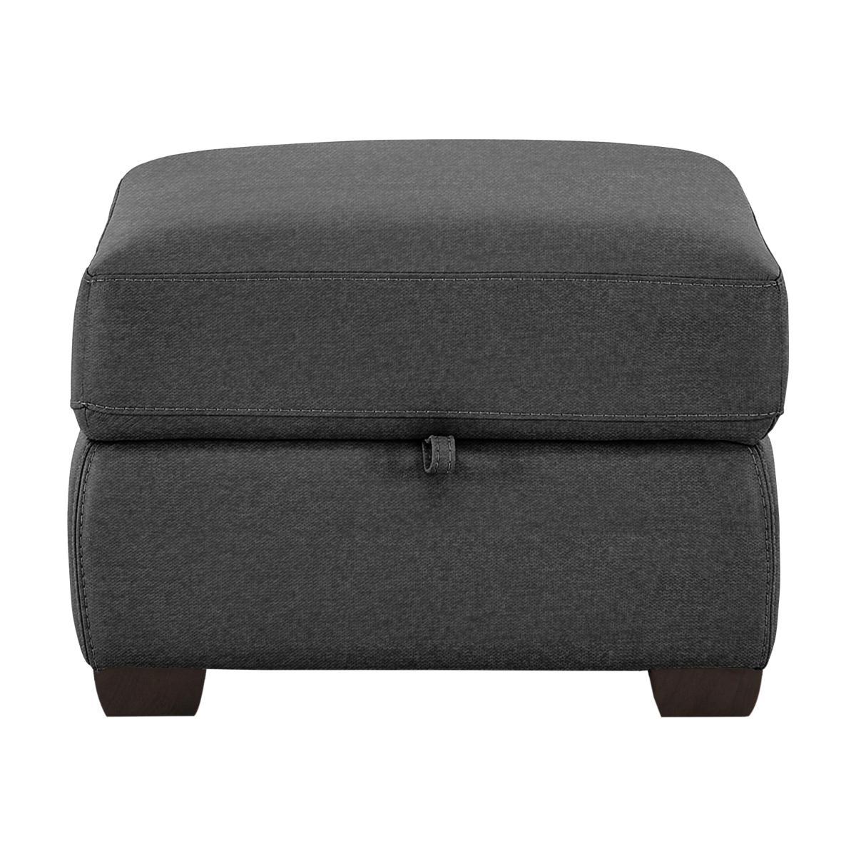 Chicago Fabric Storage Footstool- World of Leather – image 1