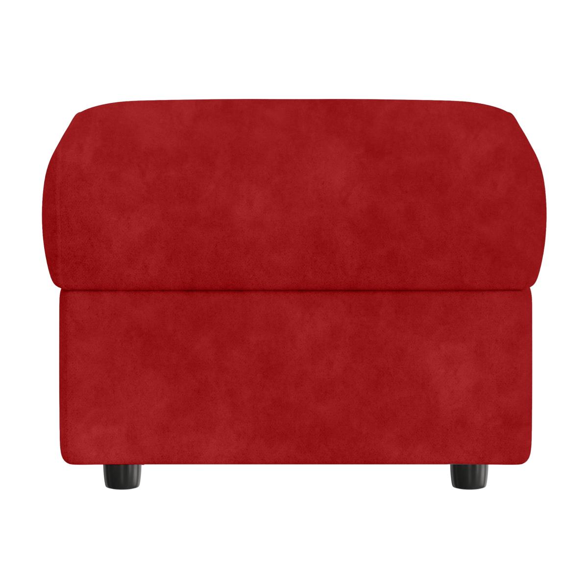 Nicoletti Italia - Davide Fabric Storage Footstool - Selma Rosso – image 1