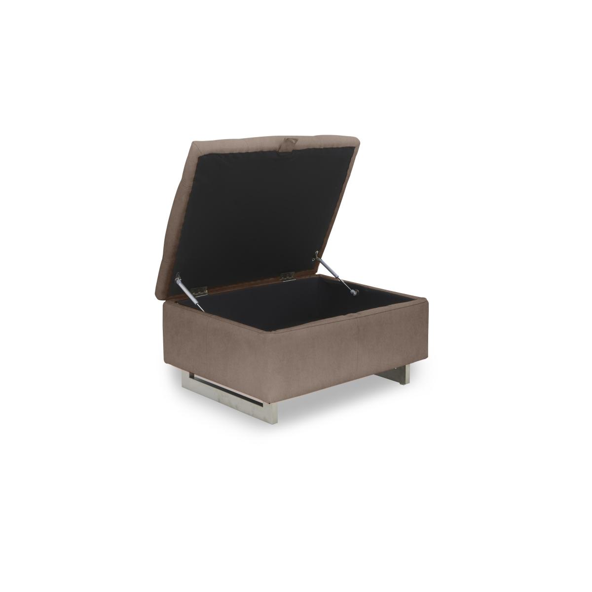 Moet Large Fabric Storage Footstool - Dexter Pumpkin – image 3