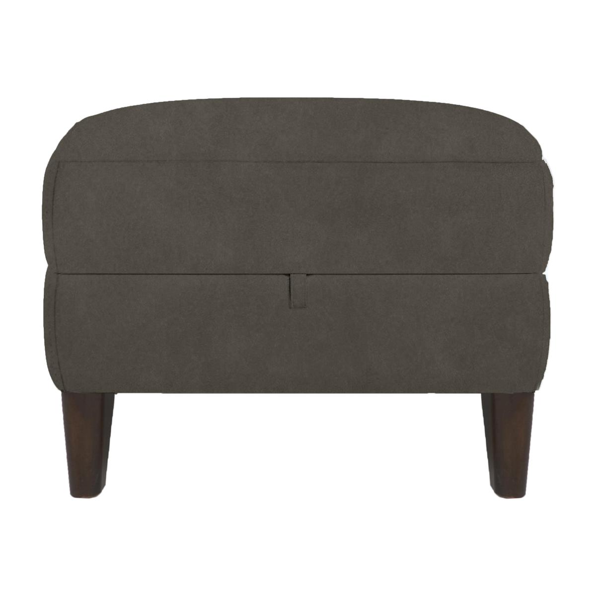 Uno Fabric Storage Footstool - R16 Charcoal – image 1