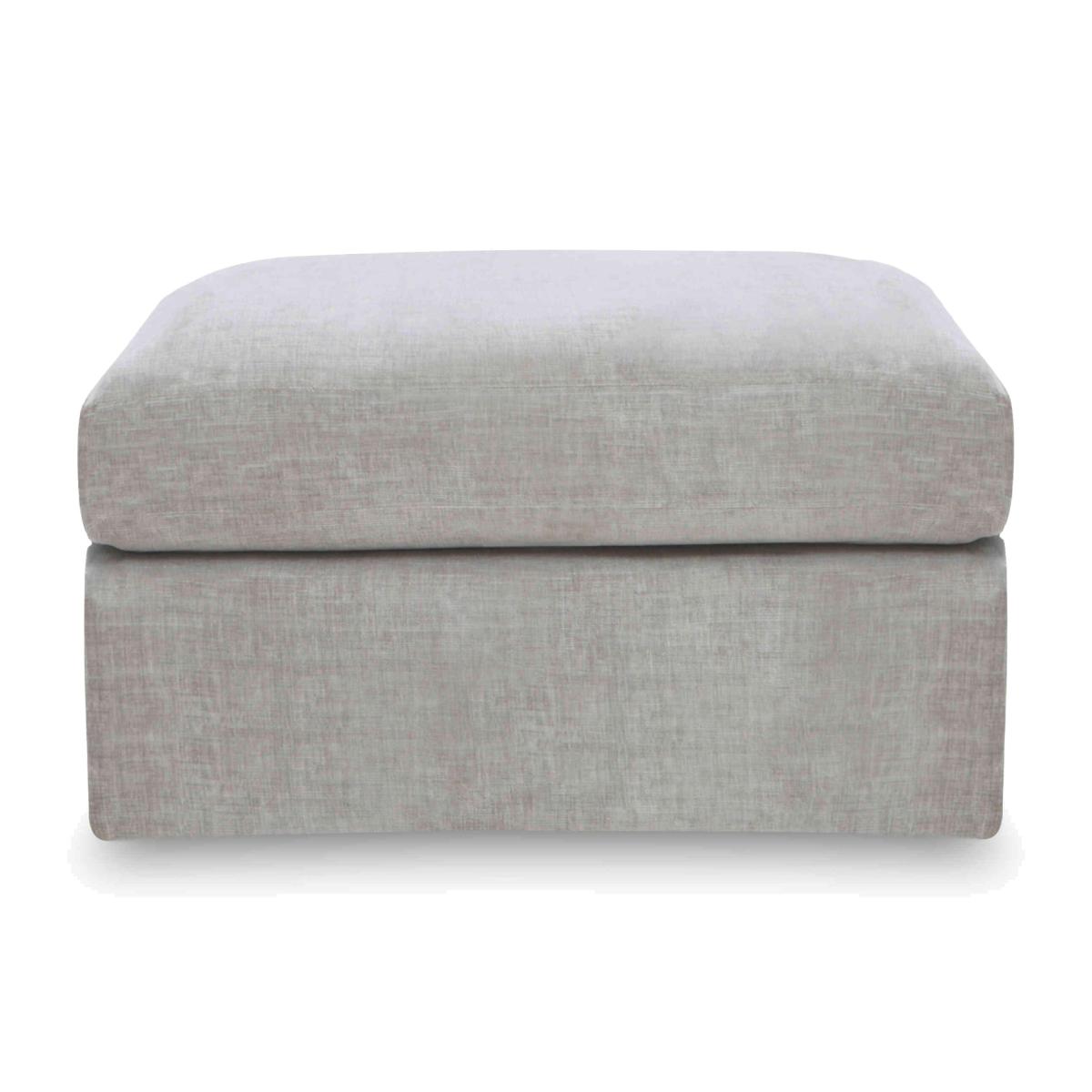 Billie Small Storage Footstool - Stone