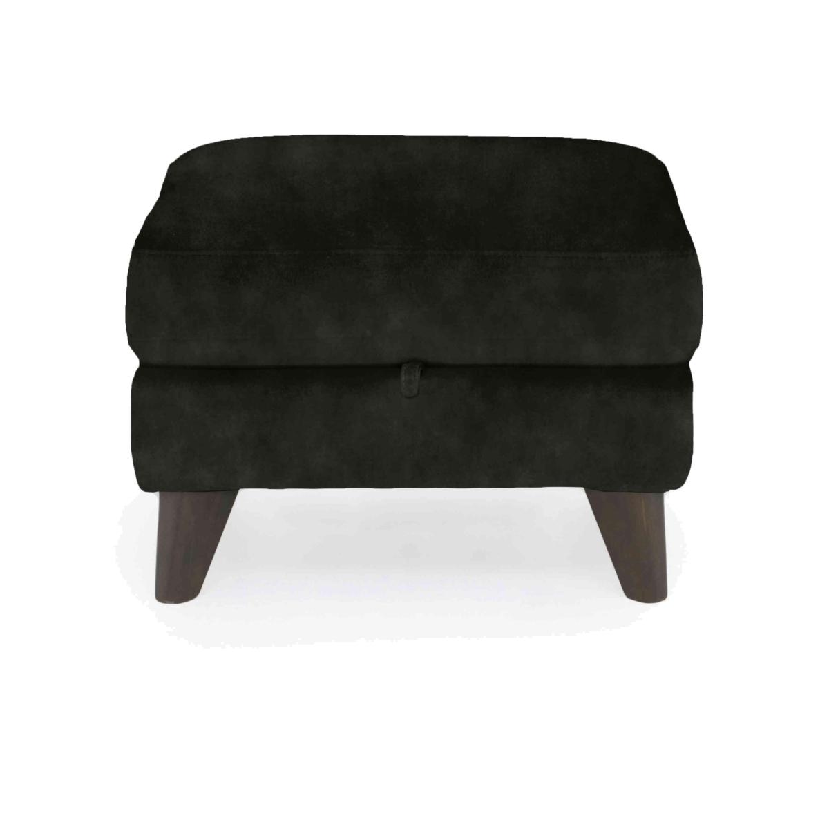 Wade Fabric Storage Footstool - Feb-Dec-R10 Charcoal