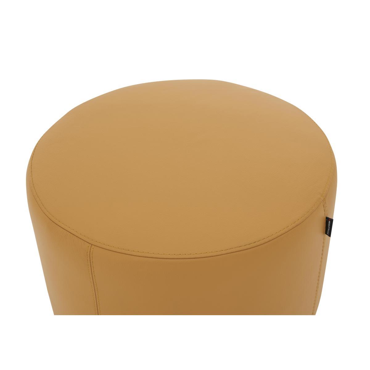 Nicoletti - World Leather Footstool - Yellow – image 3