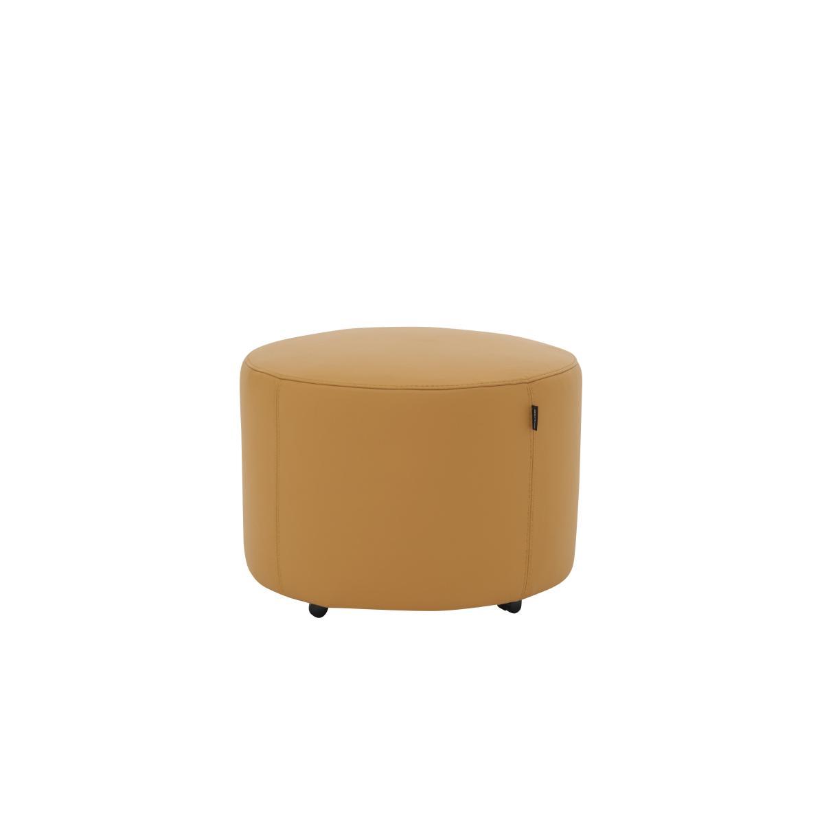 Nicoletti - World Leather Footstool - Yellow – image 4