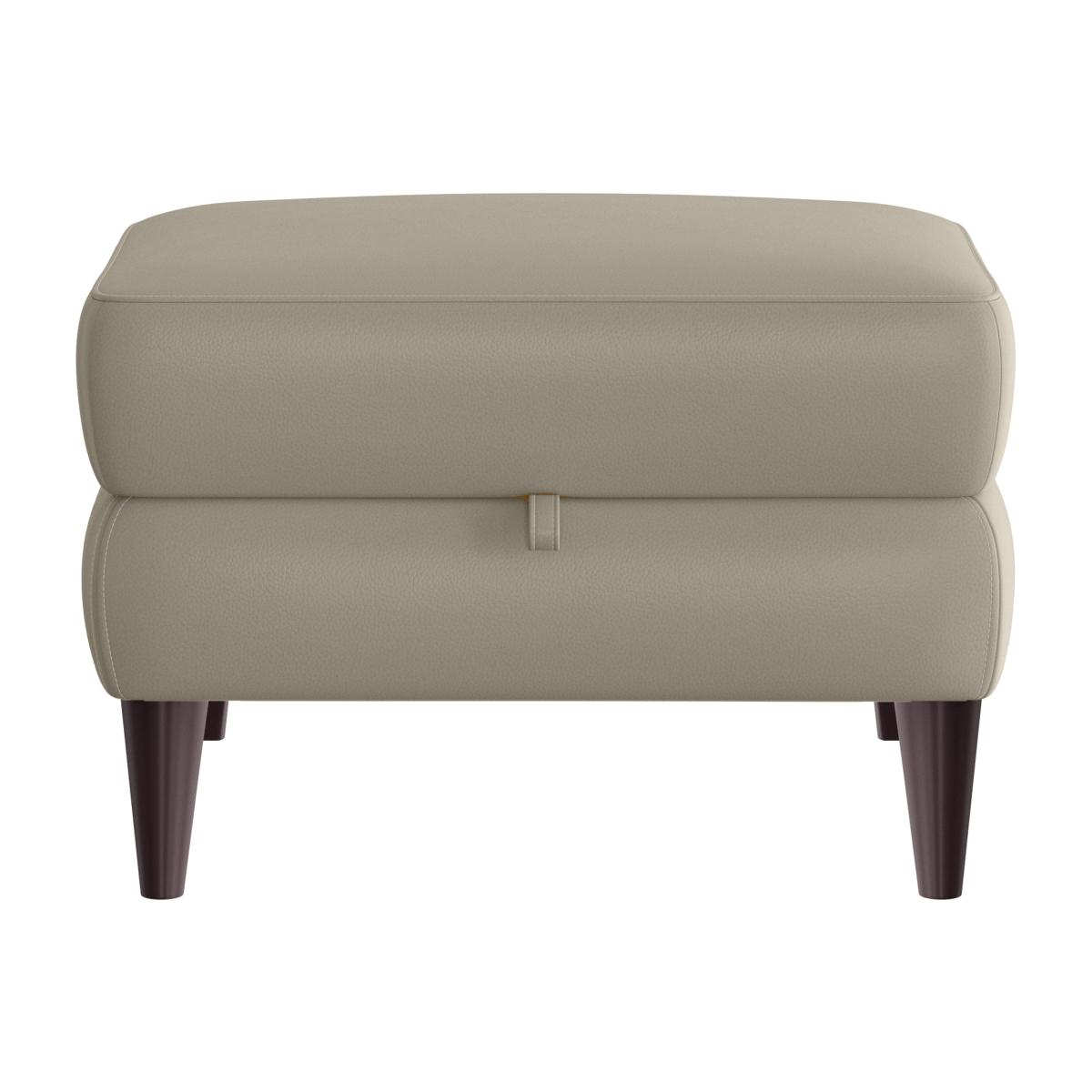 Compact Collection Klein BV Leather Storage Footstool - Taupe – image 1