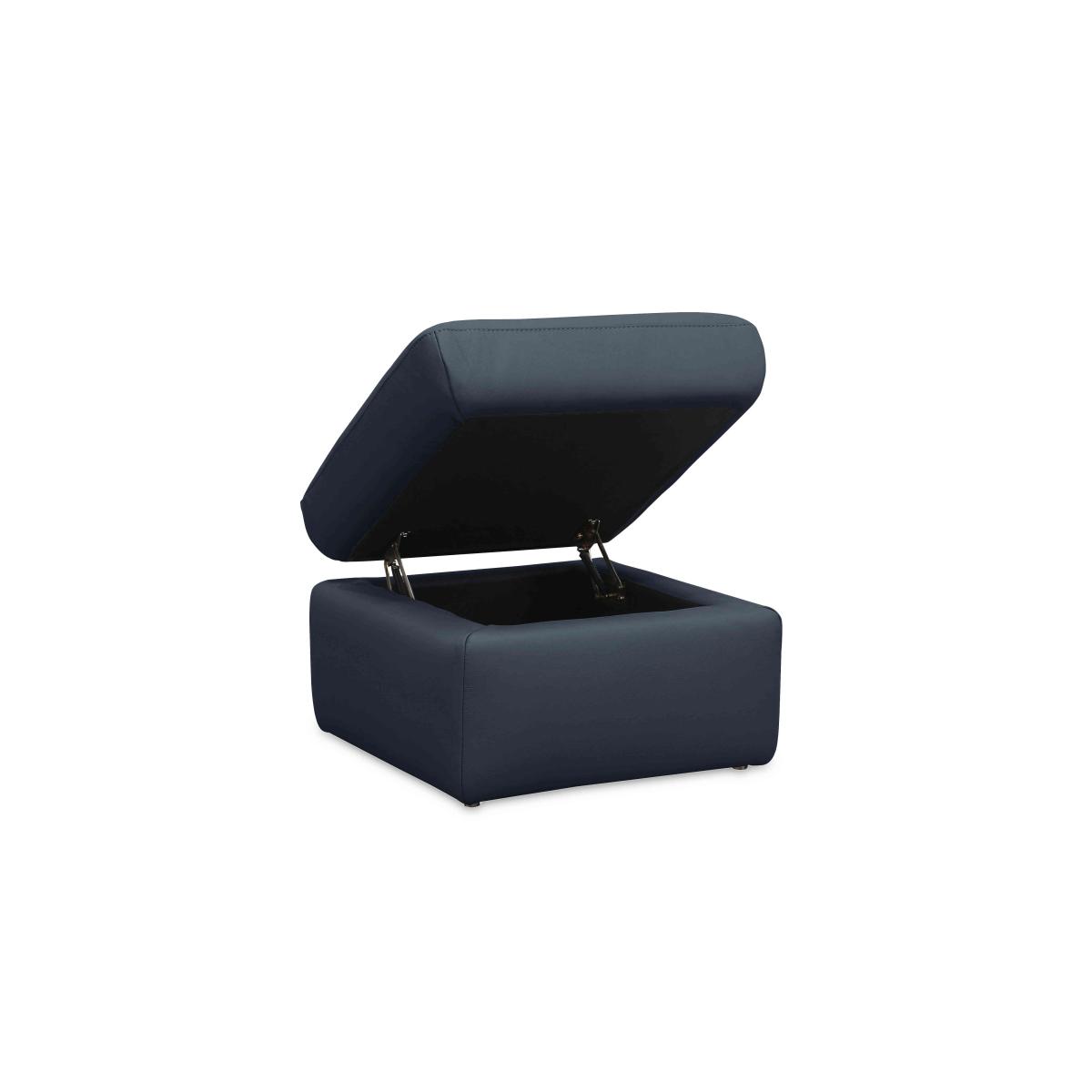 Quinn Leather Storage Footstool - Piompo – image 3