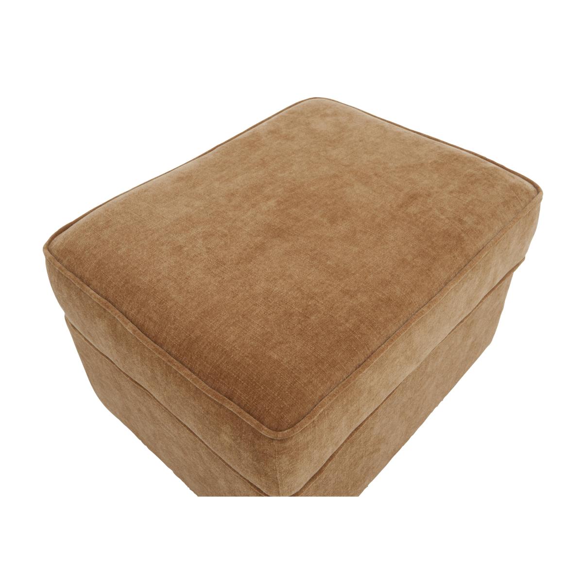 Home Fabric Storage Footstool - Brown – image 2