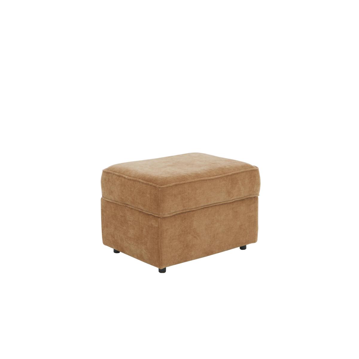 Home Fabric Storage Footstool - Brown – image 4