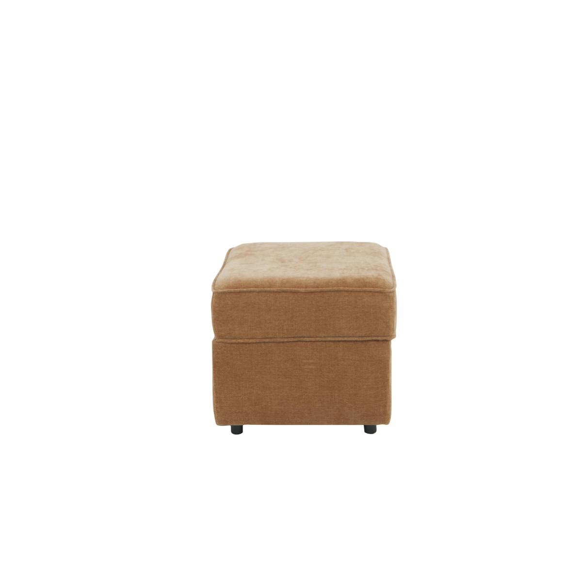 Home Fabric Storage Footstool - Brown – image 6