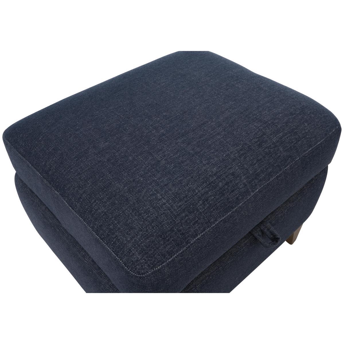 Marina Eco Fabric Storage Footstool - Beige – image 2