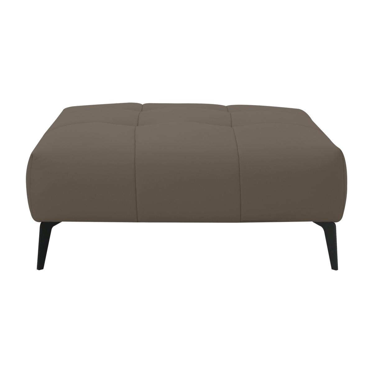 Domicil - Lawson Leather Footstool - NP Pine Bark – image 1