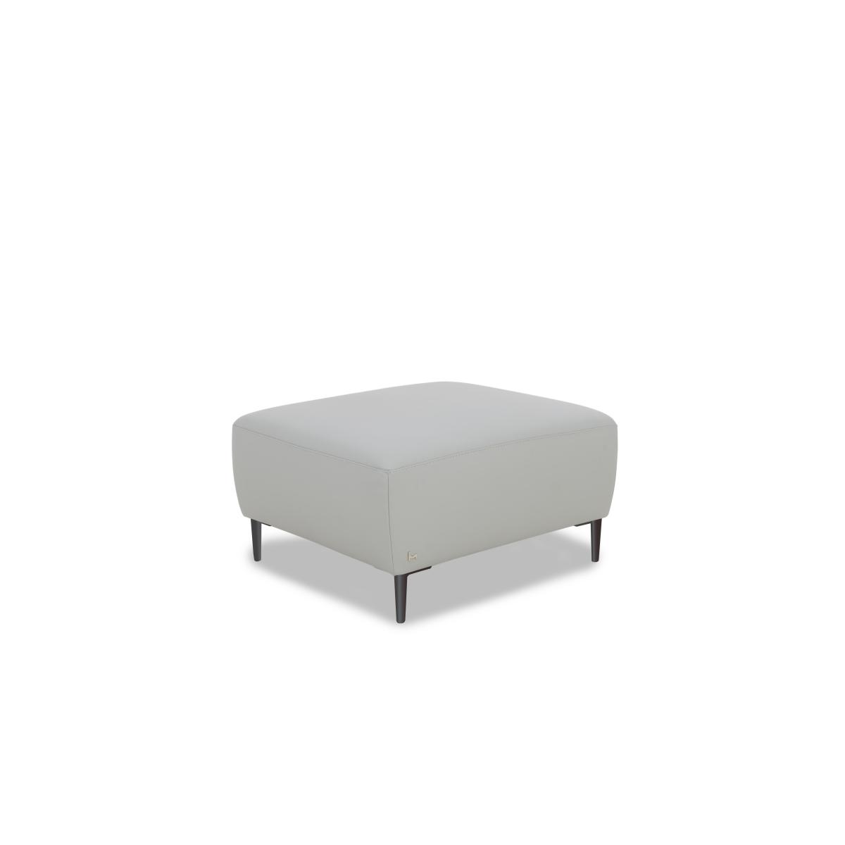 Nicoletti Italia - Milano Leather Footstool - Torello Fango – image 3