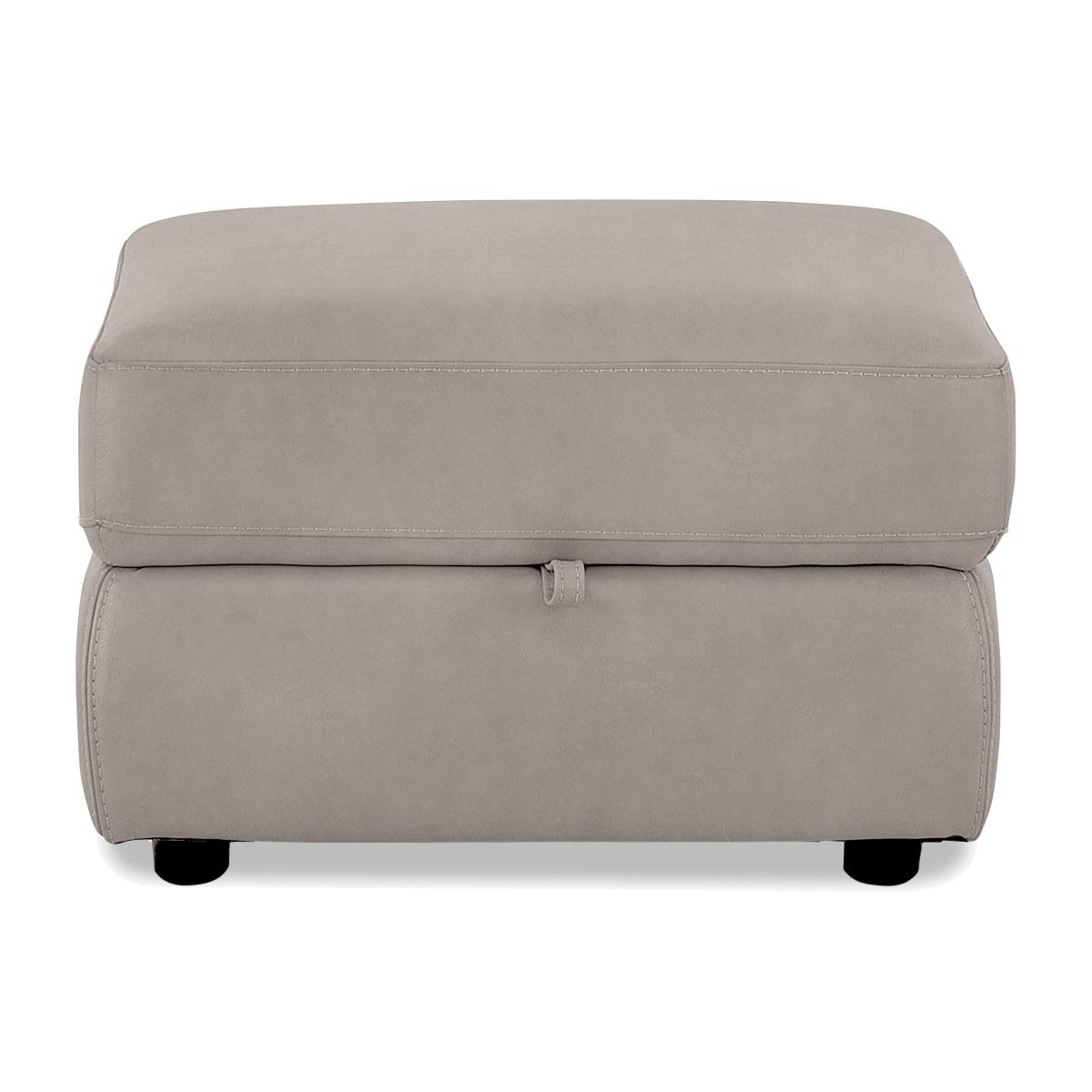 Touch Fabric Storage Footstool - Feather – image 1