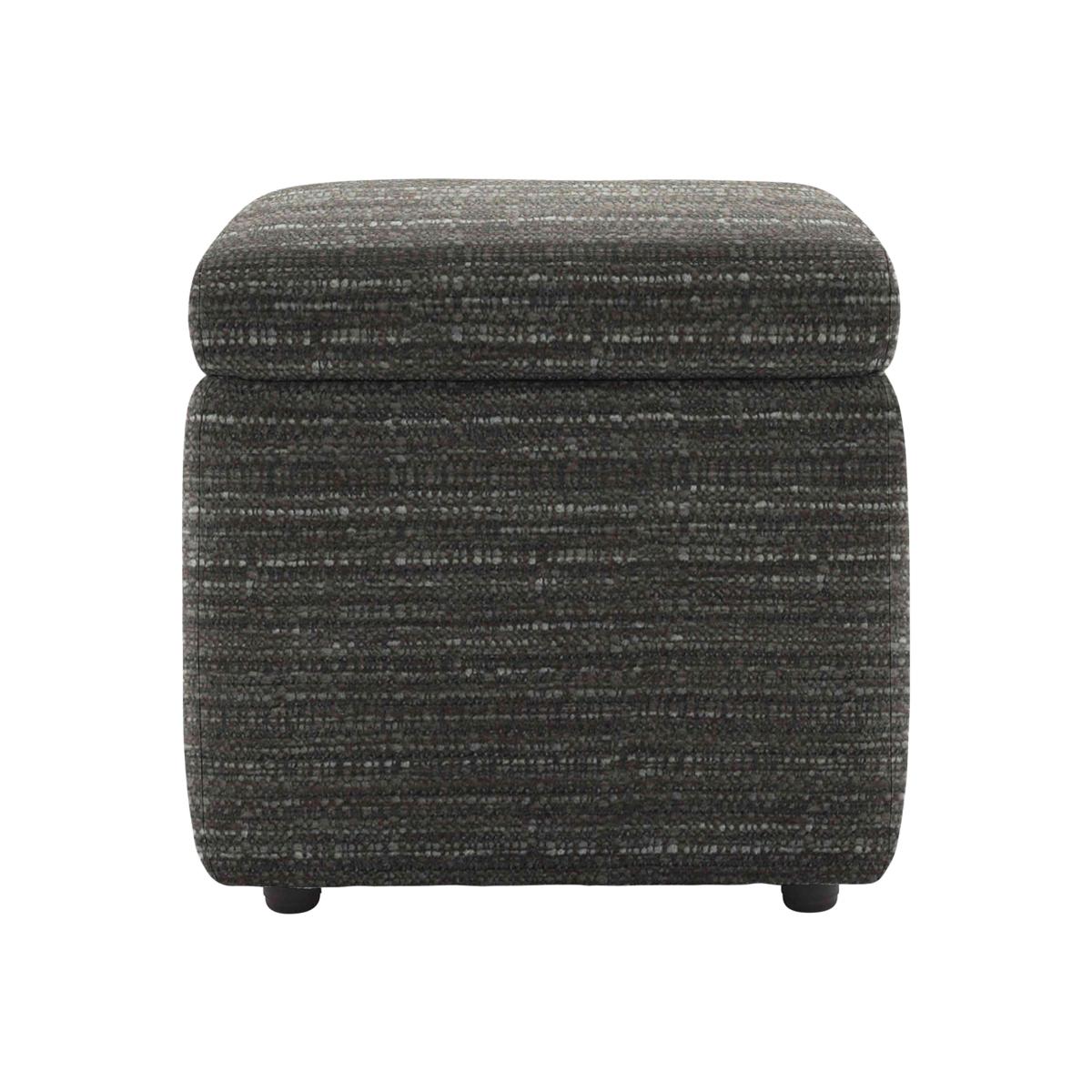 G Plan - Spencer Fabric Storage Footstool - Victoria Slate