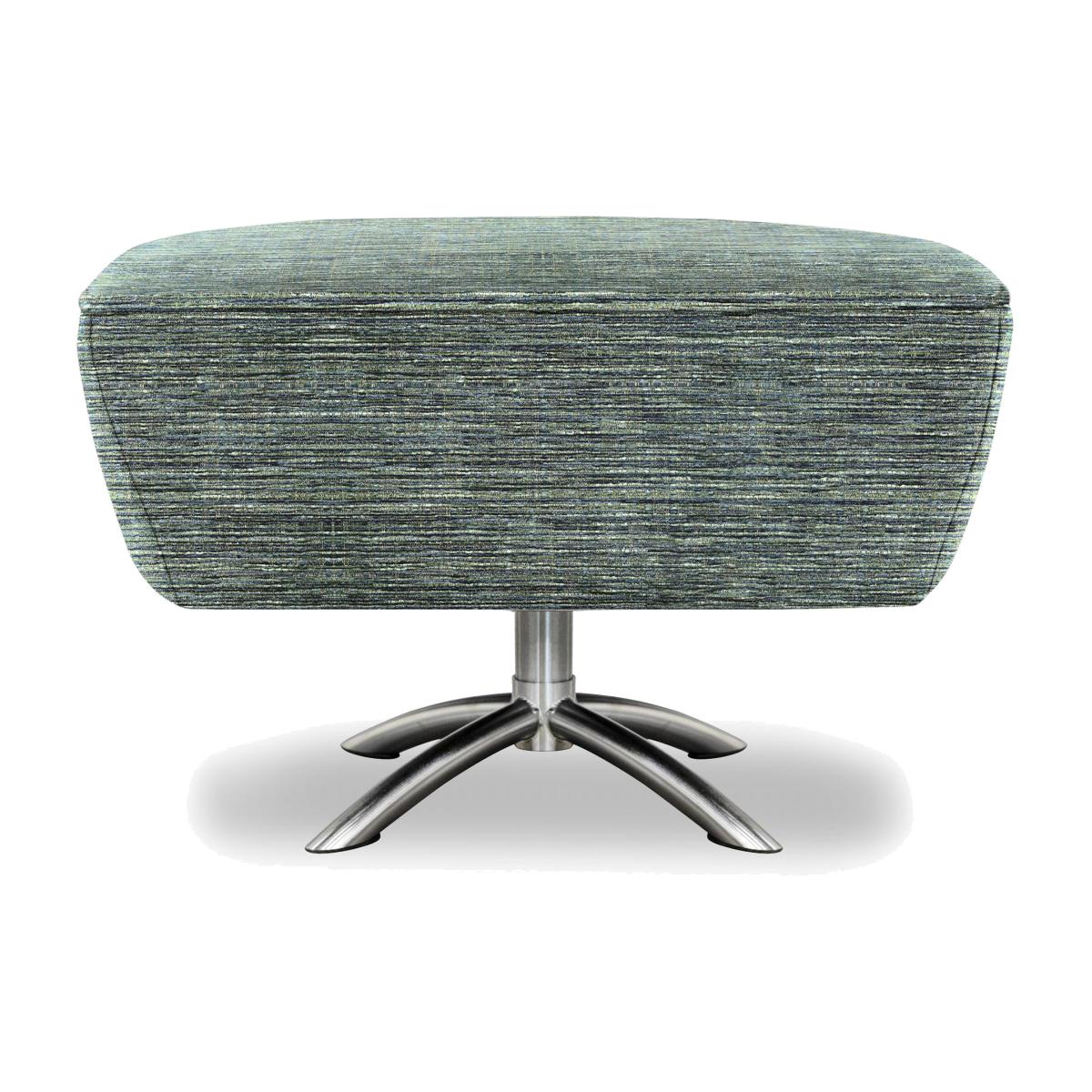 G Plan - Arlo Fabric Swivel Footstool - Waffle Marine – image 1