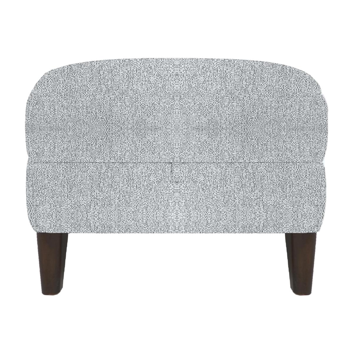 Uno Fabric Storage Footstool - Frost – image 1